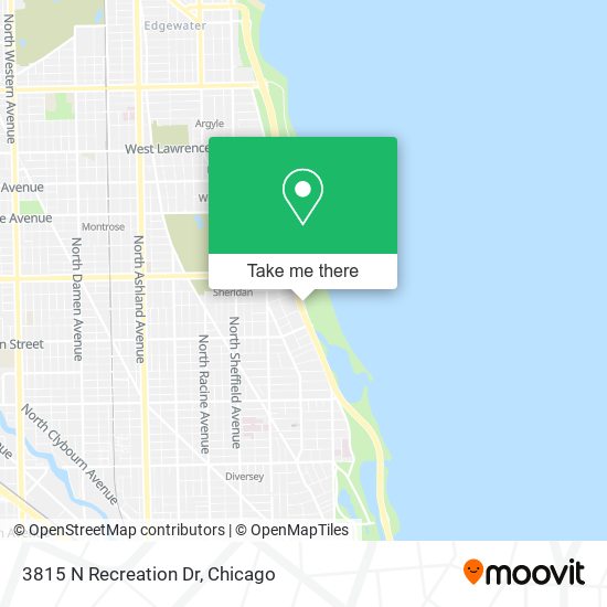 Mapa de 3815 N Recreation Dr