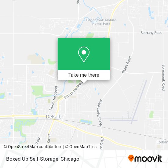 Mapa de Boxed Up Self-Storage