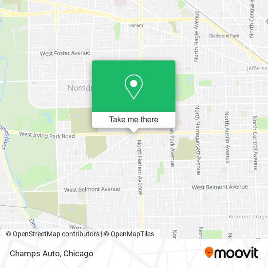 Mapa de Champs Auto