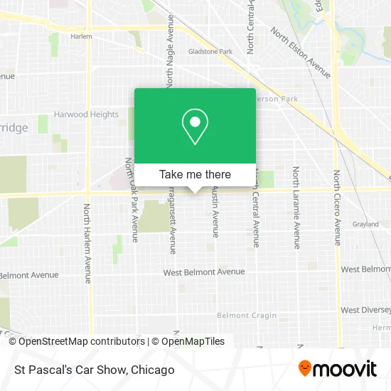 Mapa de St Pascal's Car Show