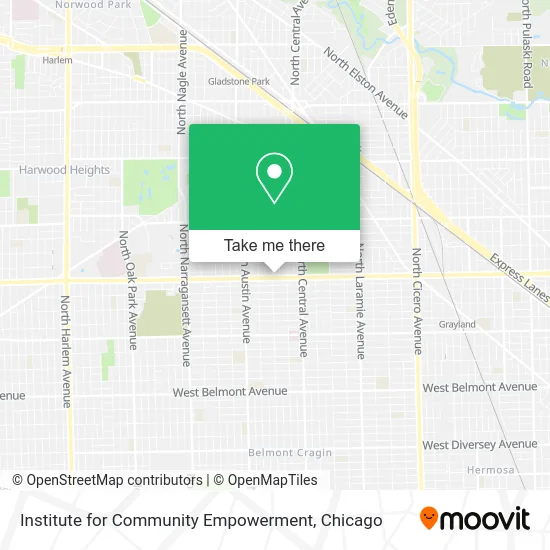 Institute for Community Empowerment map