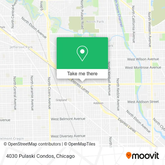 4030 Pulaski Condos map