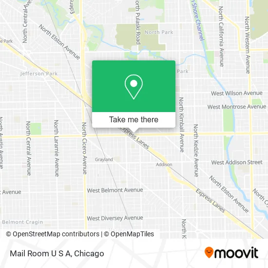 Mapa de Mail Room U S A