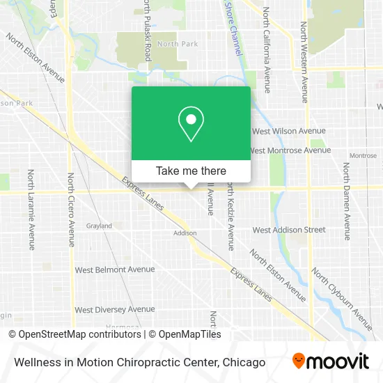 Wellness in Motion Chiropractic Center map
