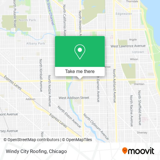 Mapa de Windy City Roofing