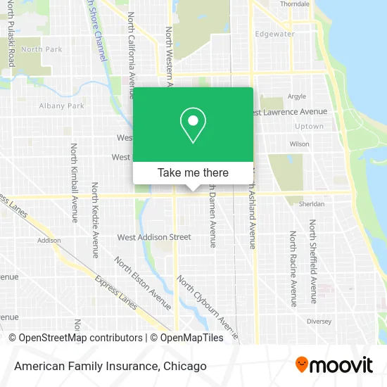 American Family Insurance map