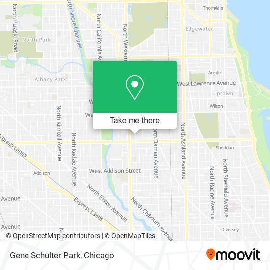 Mapa de Gene Schulter Park
