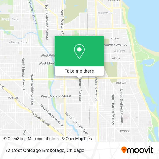 At Cost Chicago Brokerage map