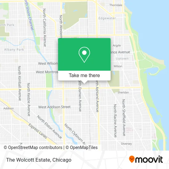 The Wolcott Estate map