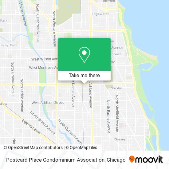 Mapa de Postcard Place Condominium Association