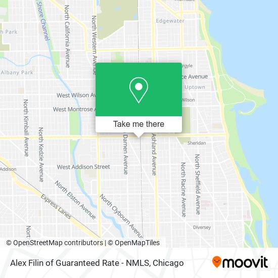 Alex Filin of Guaranteed Rate - NMLS map