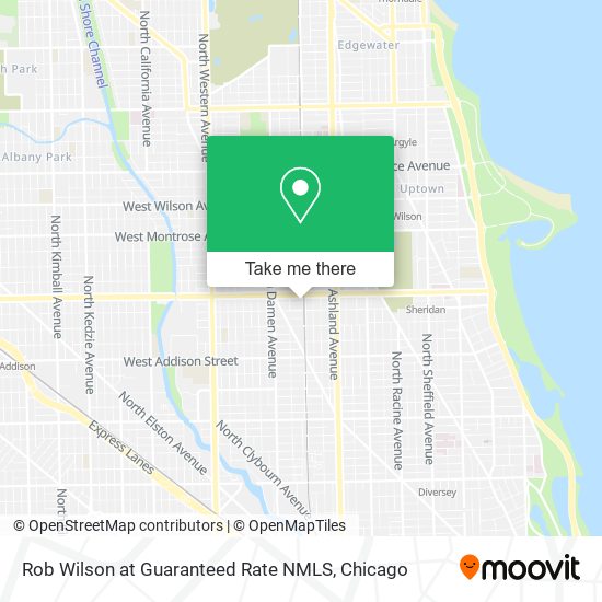 Rob Wilson at Guaranteed Rate NMLS map
