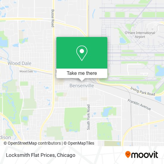 Mapa de Locksmith Flat Prices