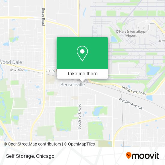 Mapa de Self Storage