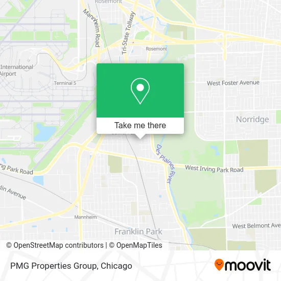 PMG Properties Group map
