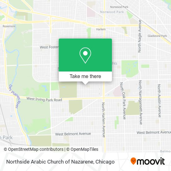 Northside Arabic Church of Nazarene map