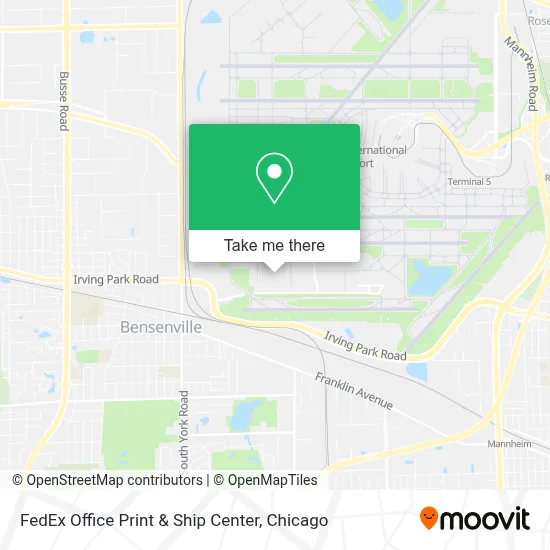 FedEx Office Print & Ship Center map