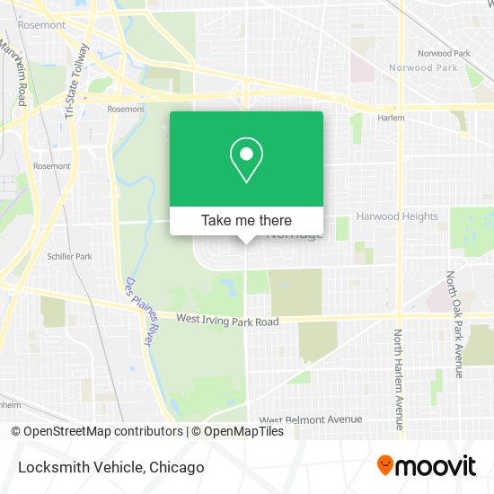 Locksmith Vehicle map