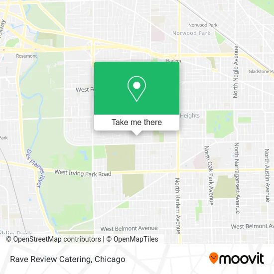 Rave Review Catering map