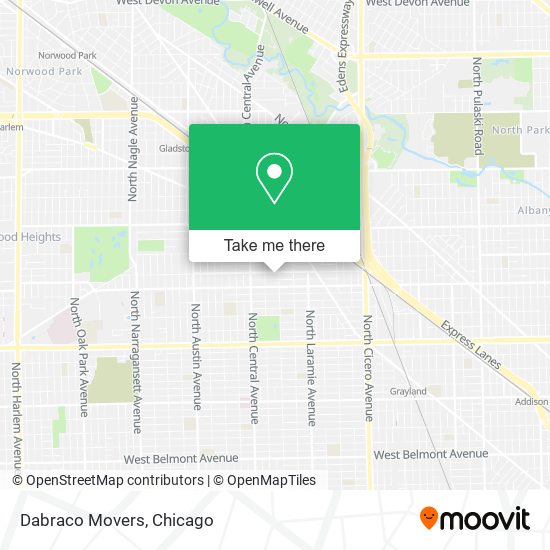 Dabraco Movers map