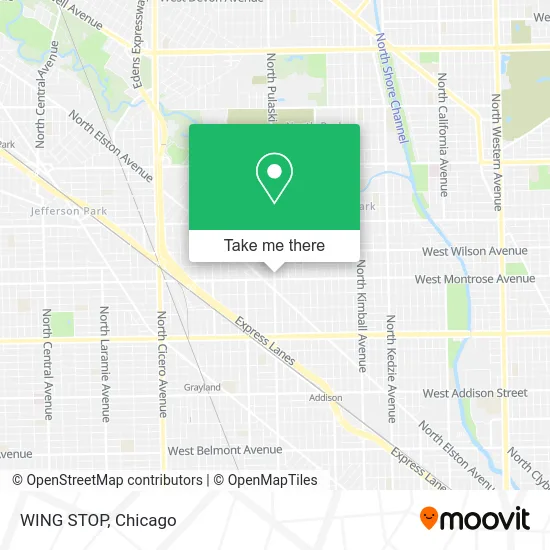 WING STOP map