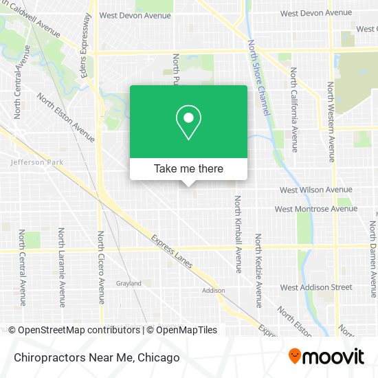 Chiropractors Near Me map