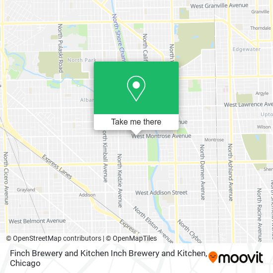 Mapa de Finch Brewery and Kitchen Inch Brewery and Kitchen