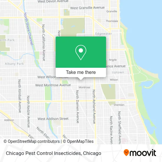 Chicago Pest Control Insecticides map
