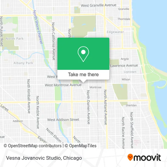 Vesna Jovanovic Studio map