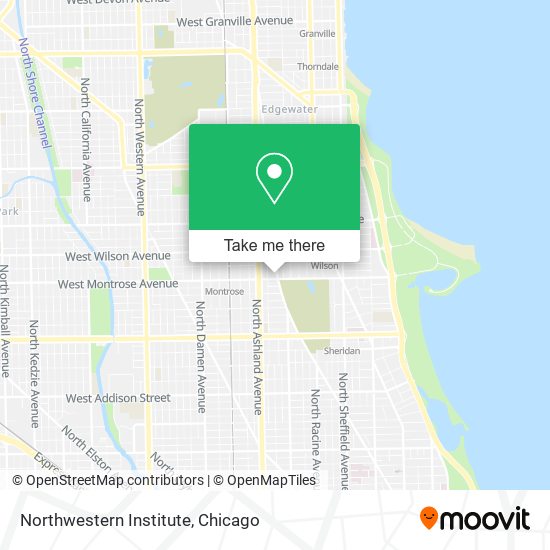 Northwestern Institute map