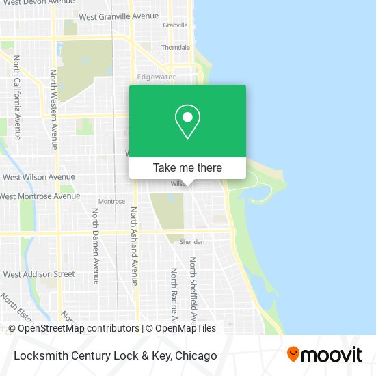 Mapa de Locksmith Century Lock & Key