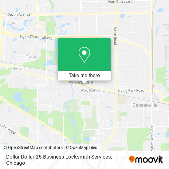 Mapa de Dollar Dollar 25 Business Locksmith Services