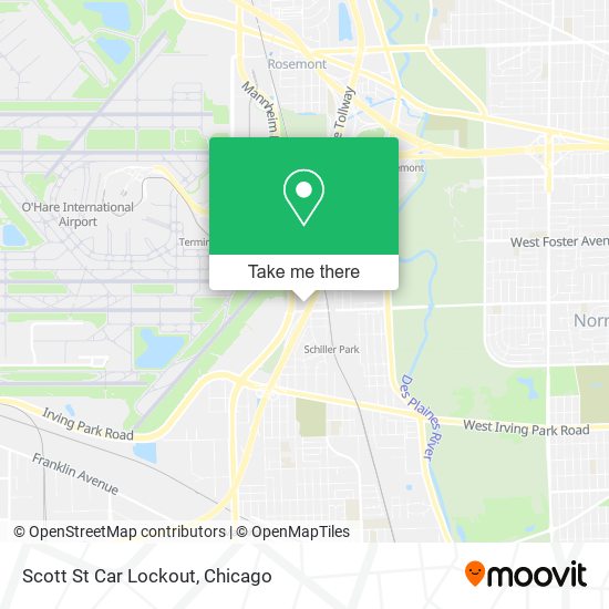 Scott St Car Lockout map