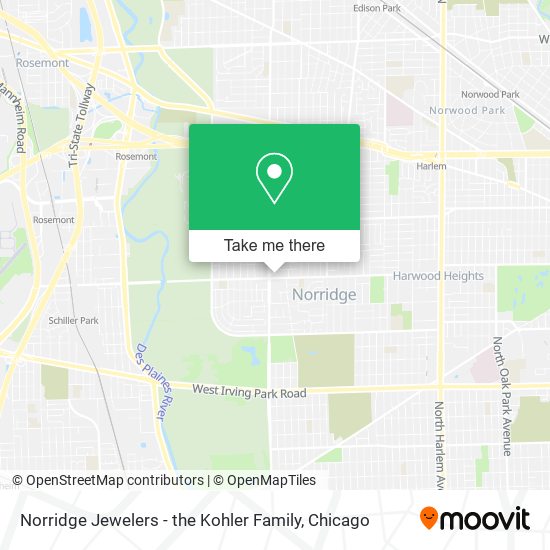 Mapa de Norridge Jewelers - the Kohler Family