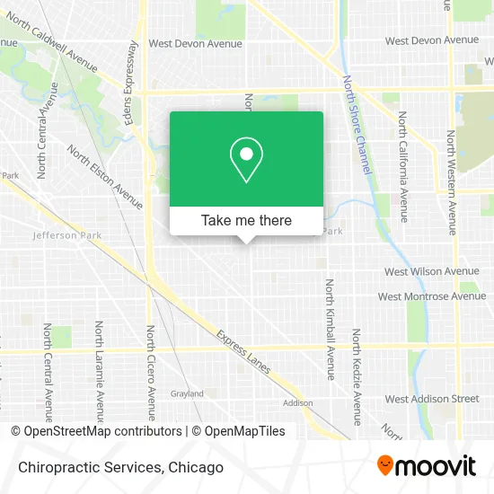 Chiropractic Services map