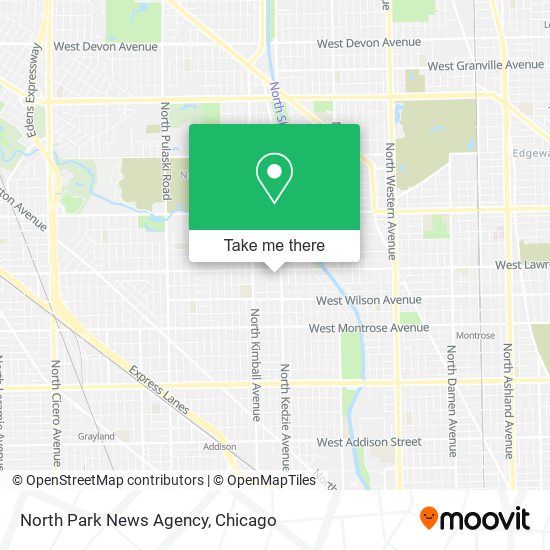 North Park News Agency map