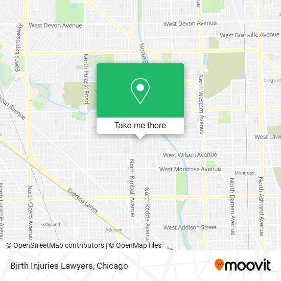 Birth Injuries Lawyers map