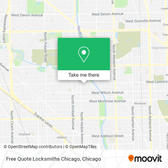 Free Quote Locksmiths Chicago map