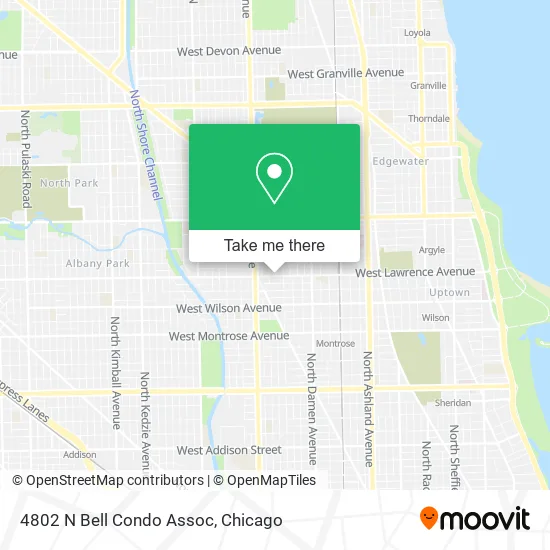 4802 N Bell Condo Assoc map