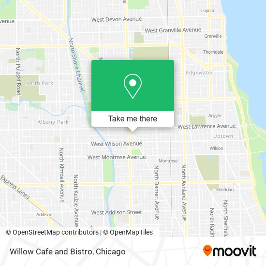 Mapa de Willow Cafe and Bistro