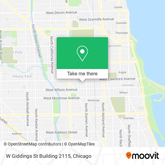 Mapa de W Giddings St Building 2115