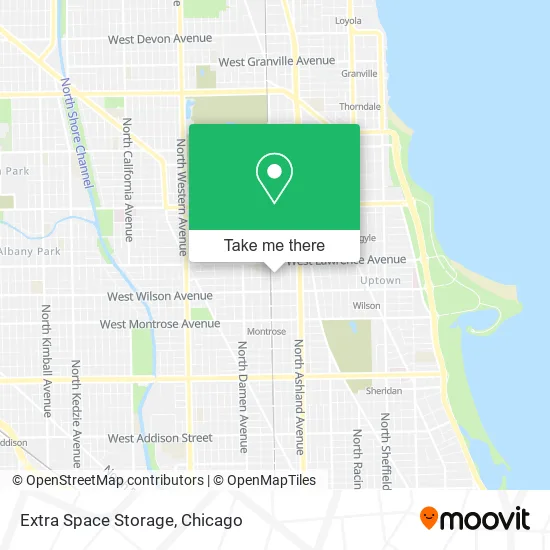 Mapa de Extra Space Storage