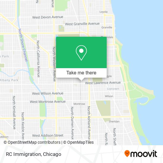 Mapa de RC Immigration