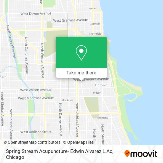 Spring Stream Acupuncture- Edwin Alvarez L.Ac map