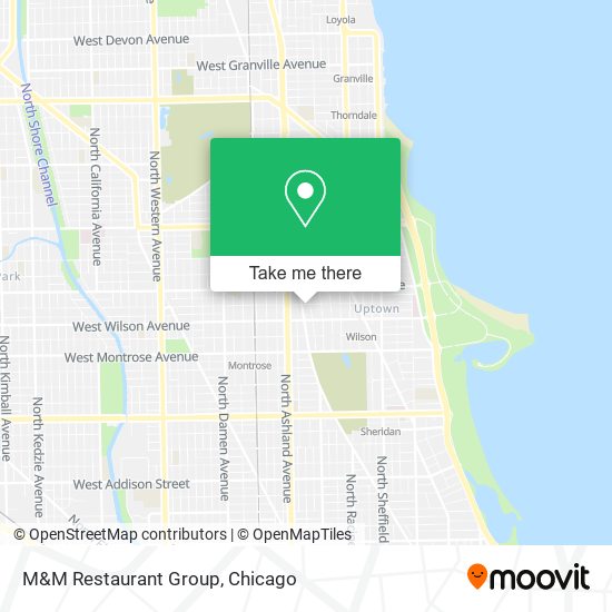 Mapa de M&M Restaurant Group