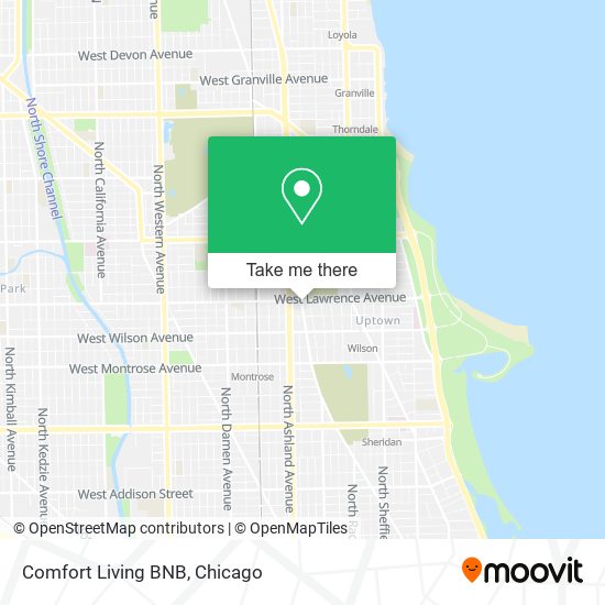 Mapa de Comfort Living BNB