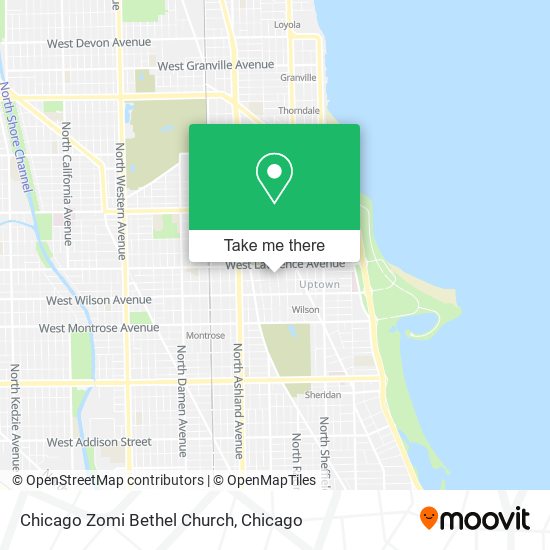 Mapa de Chicago Zomi Bethel Church