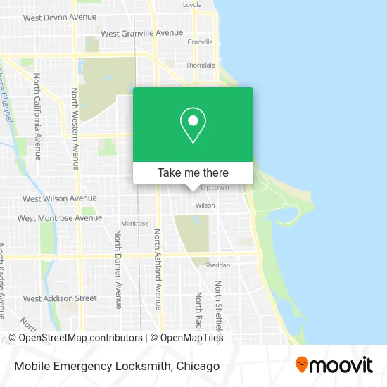 Mobile Emergency Locksmith map