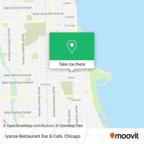 Iyanze Restaurant Bar & Cafe map