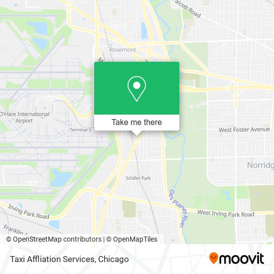 Taxi Affliation Services map